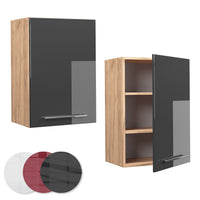 Vicco Pensile da cucina Antracite lucido 50 cm