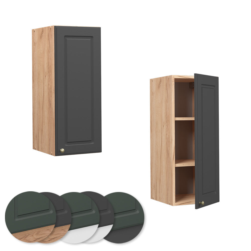 Vicco Pensile da cucina Antracite-oro 30 cm