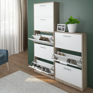 Vicco Scarpiera da ingresso Bianco/Sonoma 59 x 169.5 cm