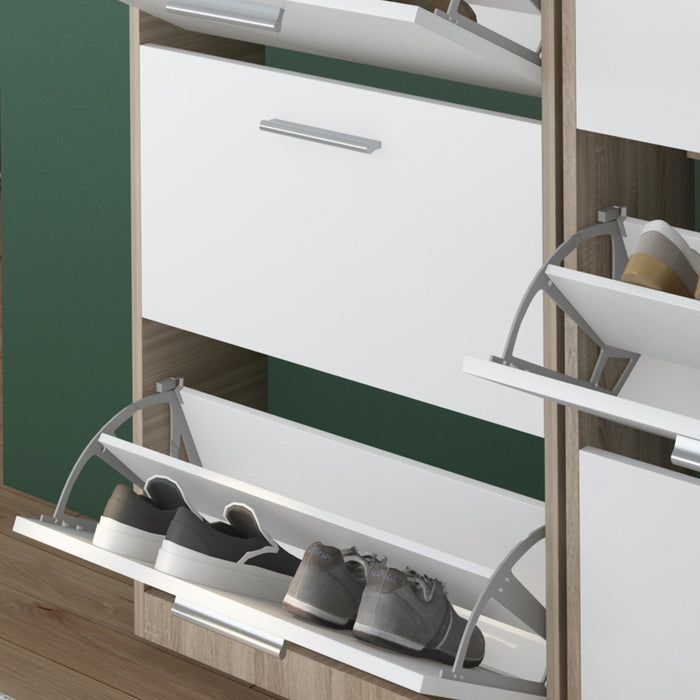 Vicco Scarpiera da ingresso Bianco/Sonoma 59 x 169.5 cm