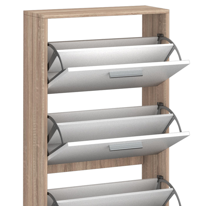 Vicco Scarpiera da ingresso Bianco/Sonoma 59 x 169.5 cm