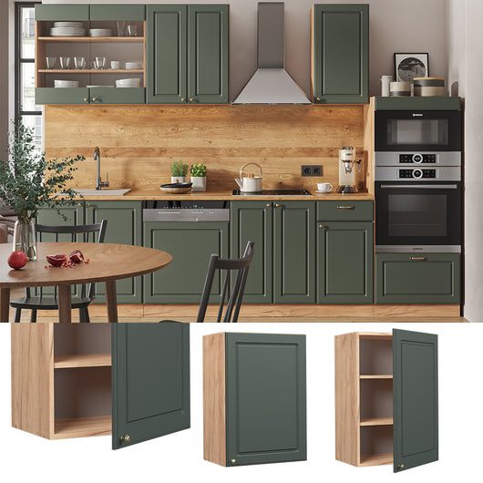 Vicco Pensile da cucina Verde-oro Country House 50 cm