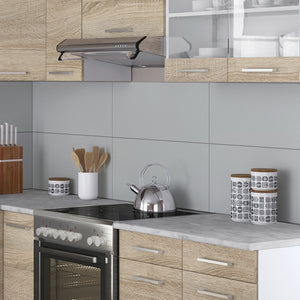 Vicco Cucina angolare completa Bianco/Sonoma 227 x 167 cm , PL Marmo