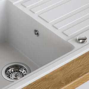 Bergström Lavello Bianco 76.5 x 46 cm con asciugatura