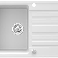 Bergström Lavello Bianco 76.5 x 46 cm con asciugatura