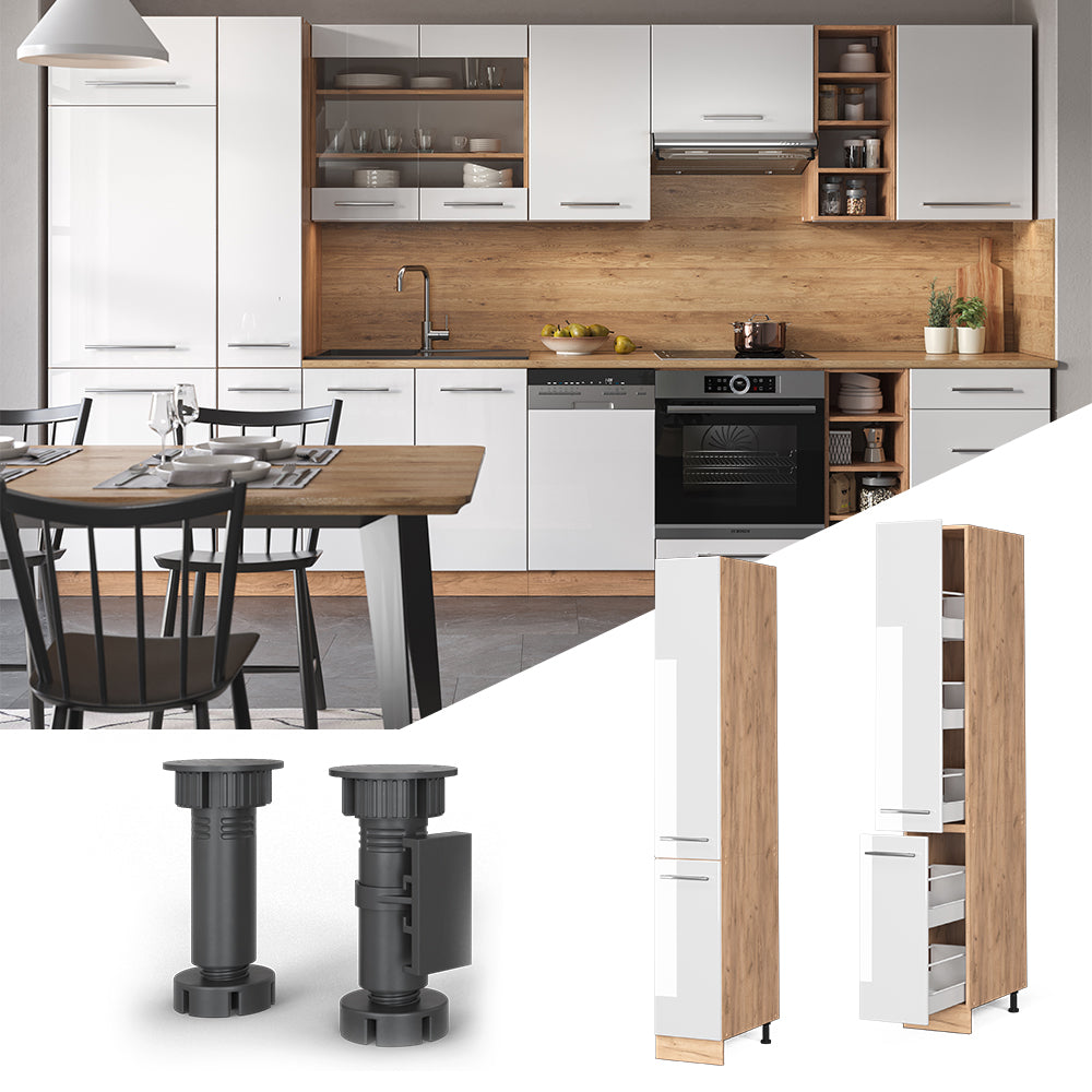 Vicco Armadio da farmacia Bianco lucido 30 cm