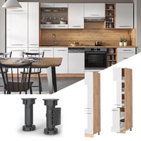 Vicco Armadio da farmacia Bianco lucido 30 cm