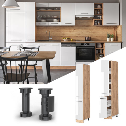 Vicco Armadio da farmacia Bianco lucido 30 cm