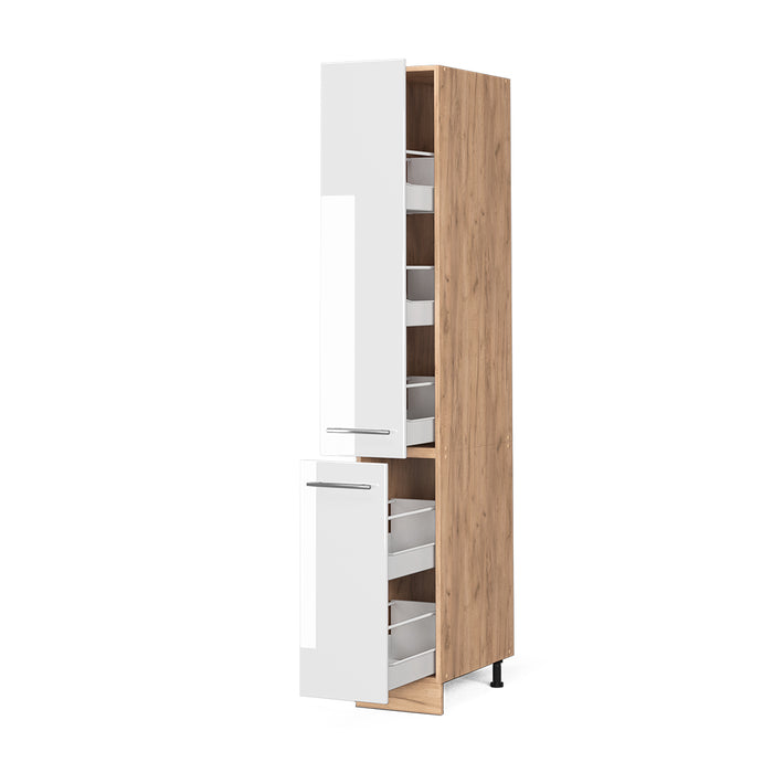 Vicco Armadio da farmacia Bianco lucido 30 cm