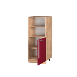 Vicco Mobile per forno da incasso Rosso lucido 60 cm