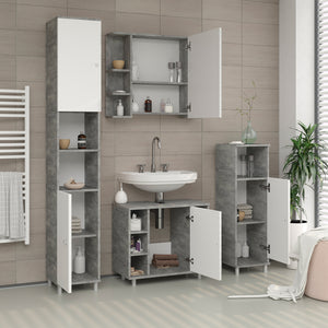 Vicco Mobile bagno alto Calcestruzzo 30 x 190 cm