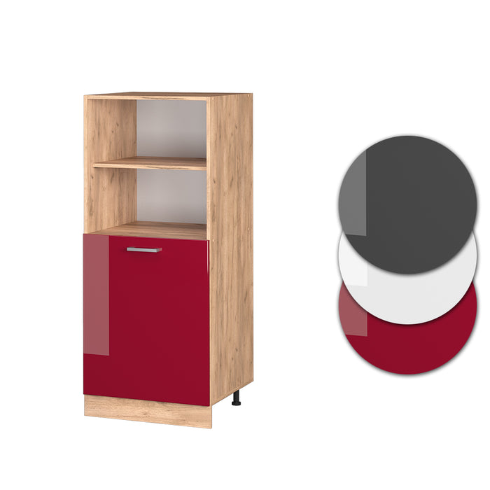 Vicco Mobile per forno da incasso Rosso lucido 60 cm