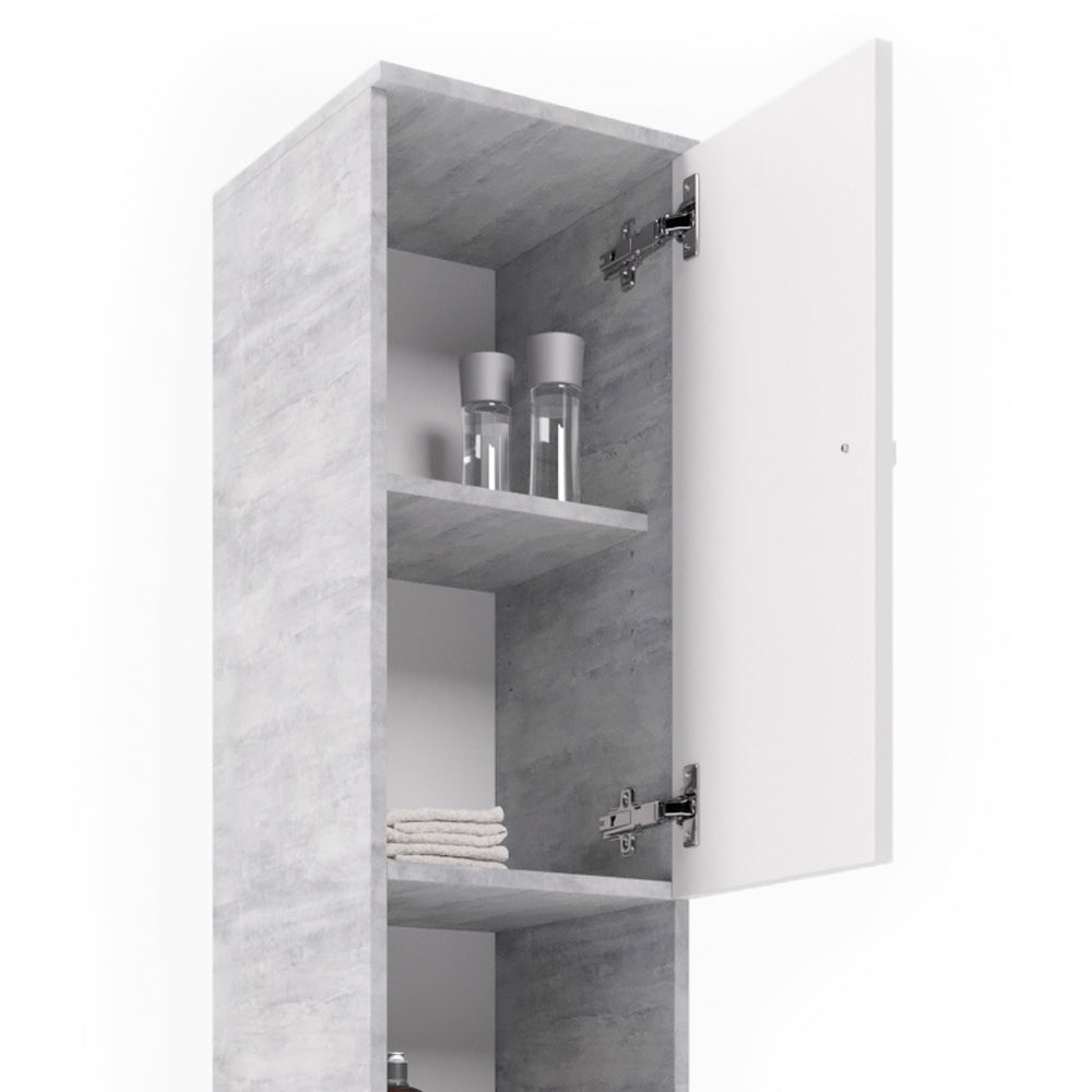 Vicco Mobile bagno alto Calcestruzzo 30 x 190 cm