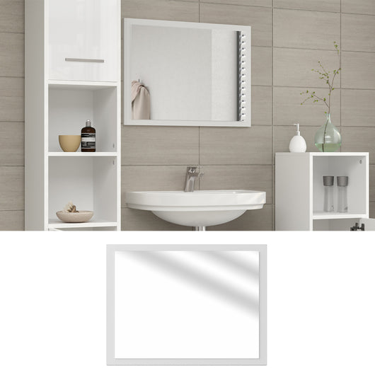 Vicco Specchio bagno Bianco lucido 45 x 60 cm
