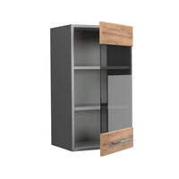 Vicco Mobile da cucina in vetro Quercia dorata 40 cm