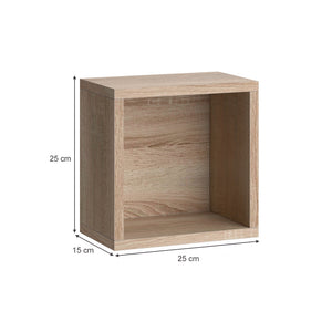 Vicco Mobile bagno Sonoma 25 x 25 cm Set di 2