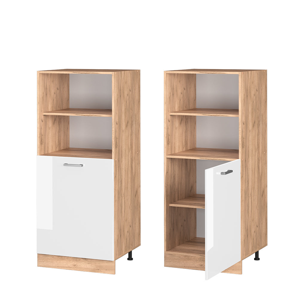 Vicco Mobile per forno da incasso Bianco lucido 60 cm