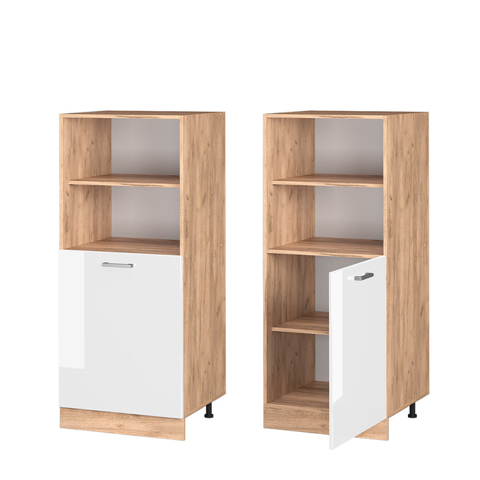 Vicco Mobile per forno da incasso Bianco lucido 60 cm