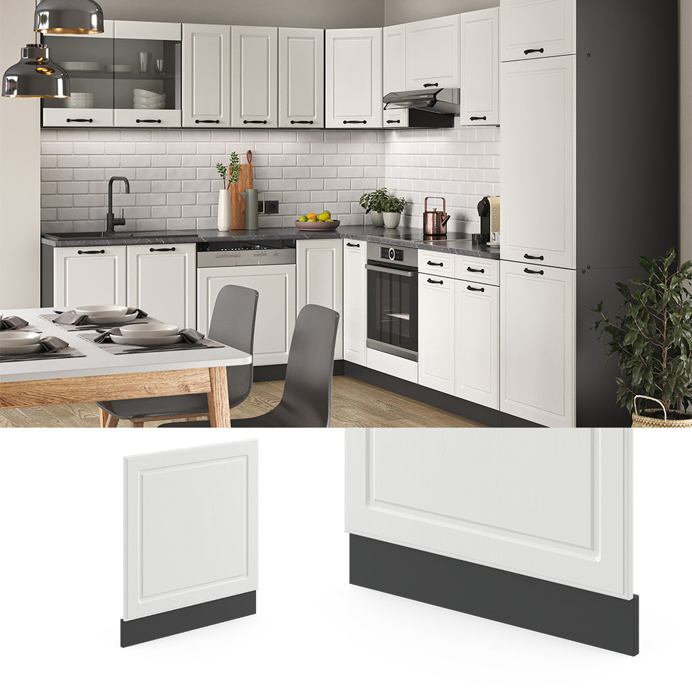 Vicco Pannello frontale Bianco casa di campagna 60 cm , PL Antracite