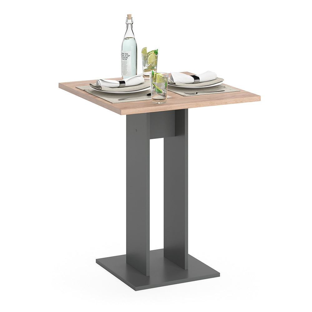 Vicco Tavolo da pranzo Antracite 65 x 65 cm