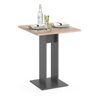 Vicco Tavolo da pranzo Antracite 65 x 65 cm