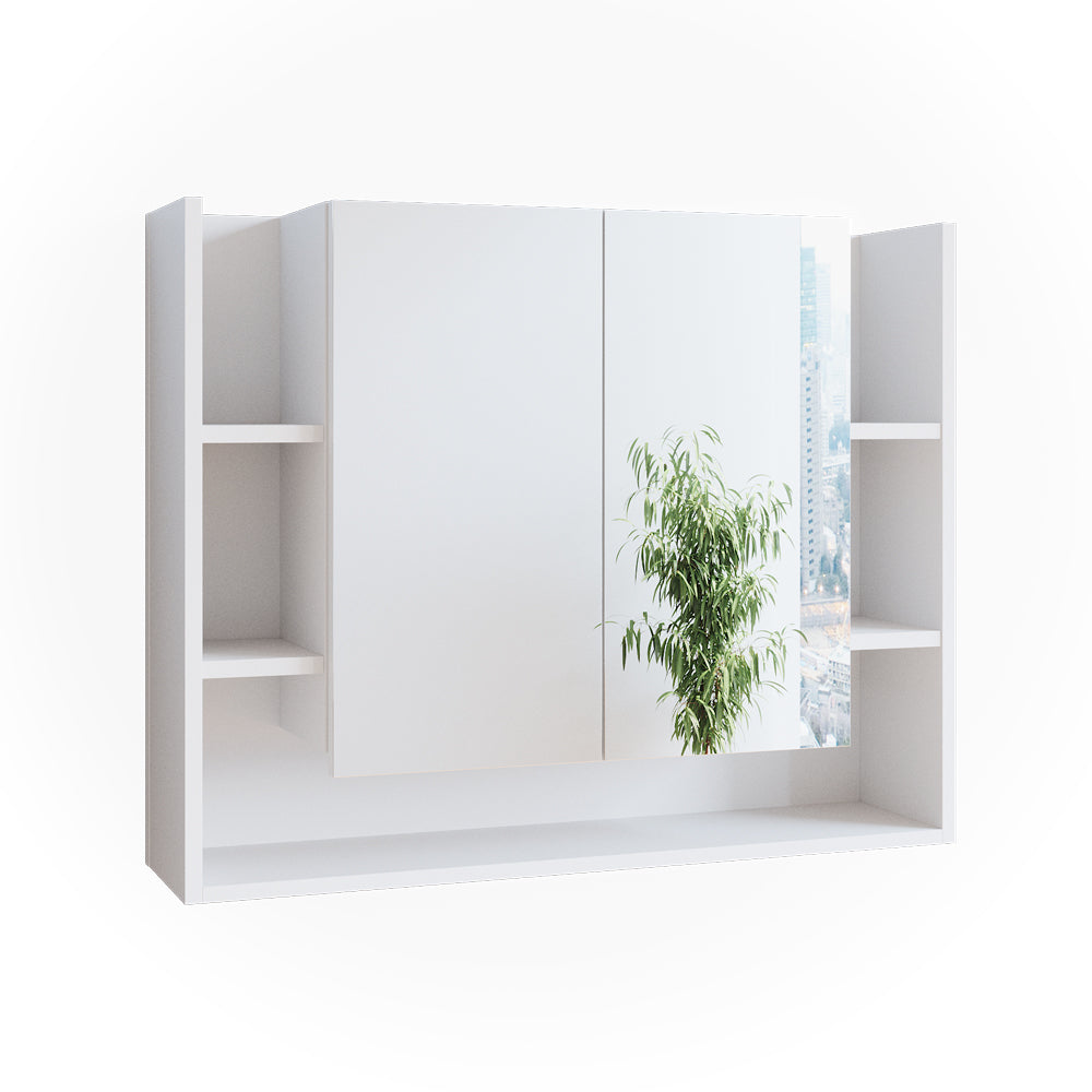 Vicco Specchio contenitore bagno Bianco 80.2 x 64 cm