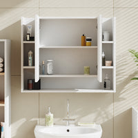 Vicco Specchio contenitore bagno Bianco 80.2 x 64 cm