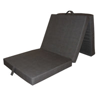 Vitalispa Materasso pieghevole Antracite 190 x 70 cm
