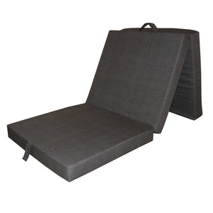 Vitalispa Materasso pieghevole Antracite 190 x 70 cm