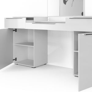 Vicco Tavolo da toeletta Bianco 190 cm