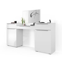 Vicco Tavolo da toeletta Bianco 190 cm