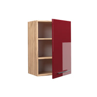 Vicco Pensile da cucina Rosso bordeaux lucido 50 cm