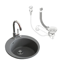 Bergström Lavello Grigio 50.5 x 50.5 cm Rotondo