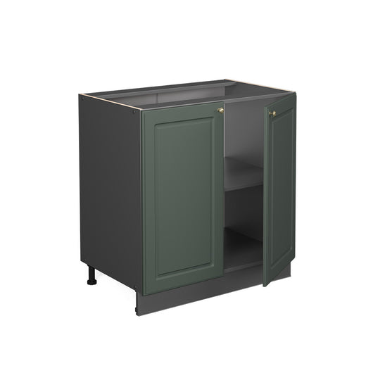 Vicco Mobile lavello cucina Verde-oro Country House 80 cm con ripiano, PL Rovere