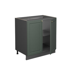 Vicco Mobile lavello cucina Verde-oro Country House 80 cm con ripiano, PL Antracite
