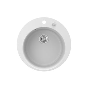 Bergström Lavello Bianco 50.5 x 50.5 cm Rotondo