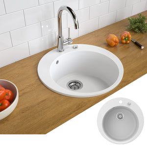 Bergström Lavello Bianco 50.5 x 50.5 cm Rotondo