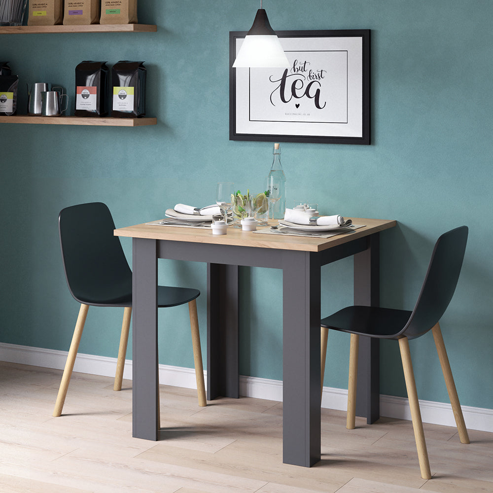 Vicco Tavolo da pranzo Quercia dorata 80 x 80 cm