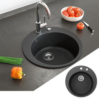 Bergström Lavello Nero 50.5 x 50.5 cm Rotondo