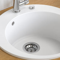 Bergström Lavello Bianco 50.5 x 50.5 cm Rotondo