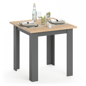 Vicco Tavolo da pranzo Quercia dorata 80 x 80 cm