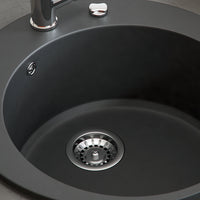 Bergström Lavello Nero 50.5 x 50.5 cm Rotondo