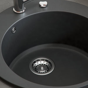 Bergström Lavello Nero 50.5 x 50.5 cm Rotondo