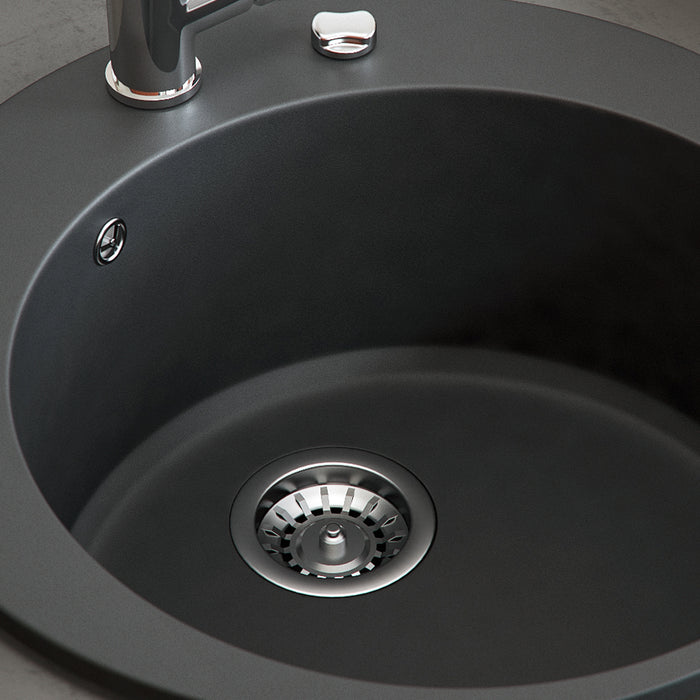 Bergström Lavello Nero 50.5 x 50.5 cm Rotondo