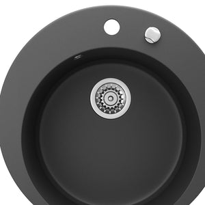 Bergström Lavello Nero 50.5 x 50.5 cm Rotondo