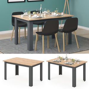 Vicco Tavolo da pranzo Quercia dorata 90 x 140 cm