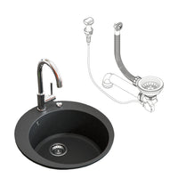 Bergström Lavello Nero 50.5 x 50.5 cm Rotondo