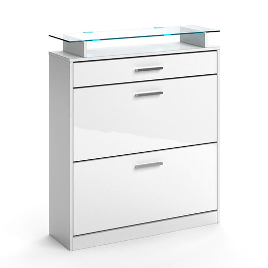 Vicco Scarpiera da ingresso Bianco 89 x 104 cm