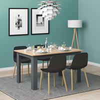 Vicco Tavolo da pranzo Quercia dorata 90 x 140 cm