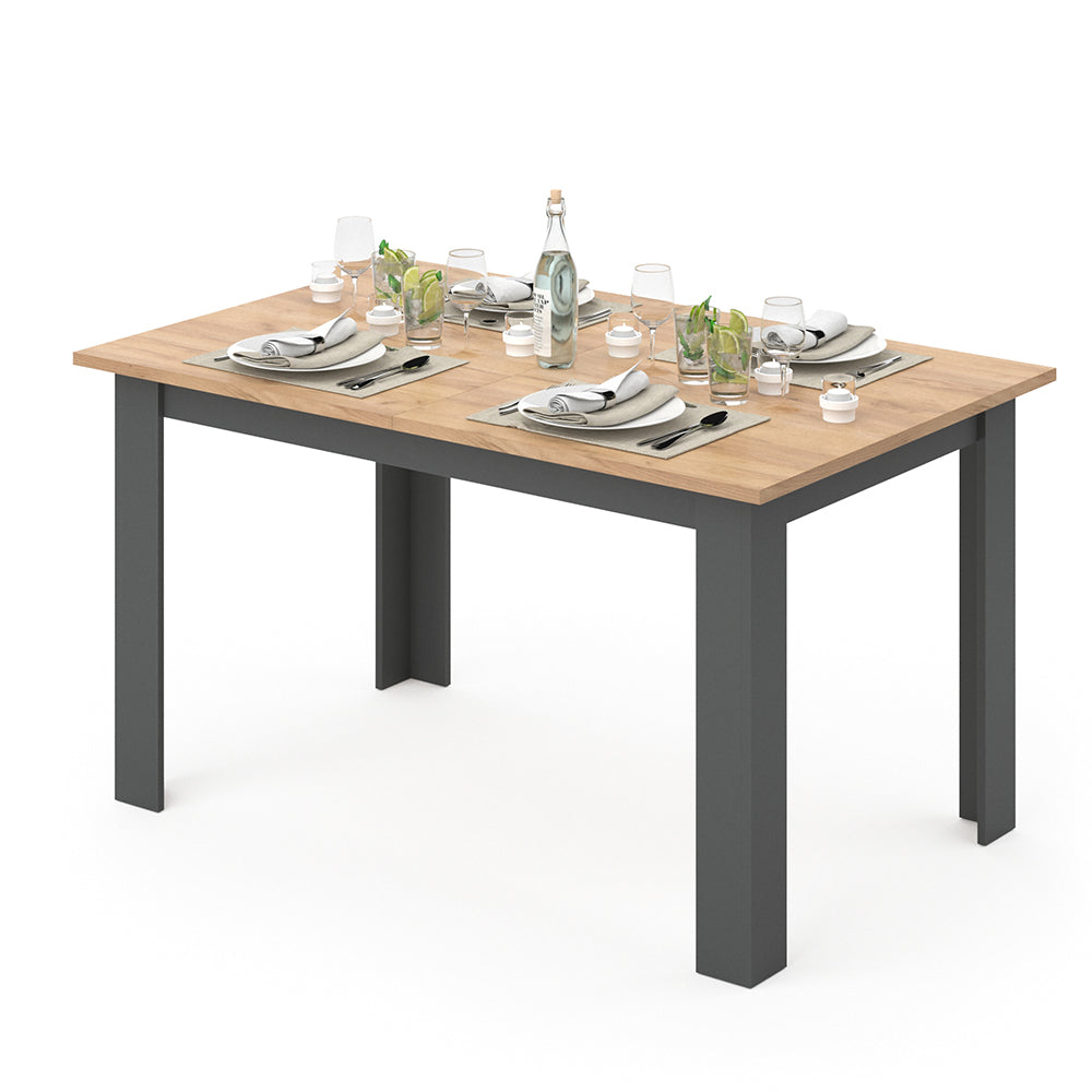 Vicco Tavolo da pranzo Quercia dorata 90 x 140 cm